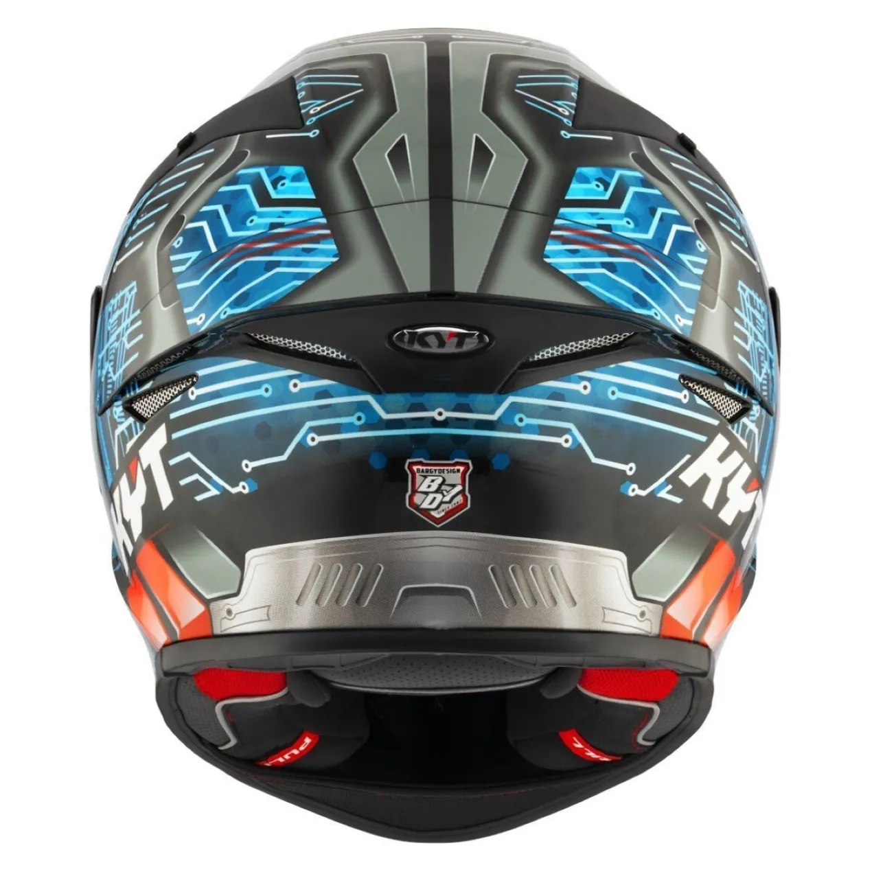Casco Integrale Kyt Tt-revo Synchrotron Blue/red