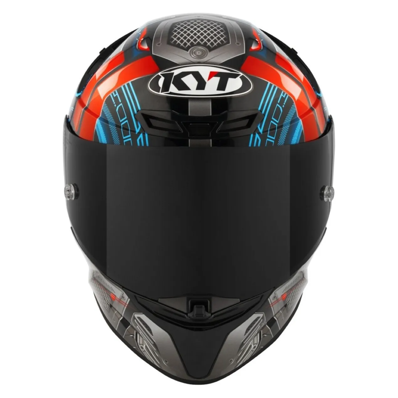 Casco Integrale Kyt Tt-revo Synchrotron Blue/red