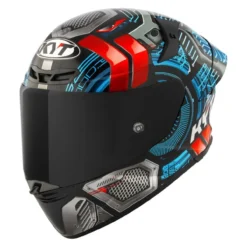 Casco Integrale Kyt Tt-revo Synchrotron Blue/red