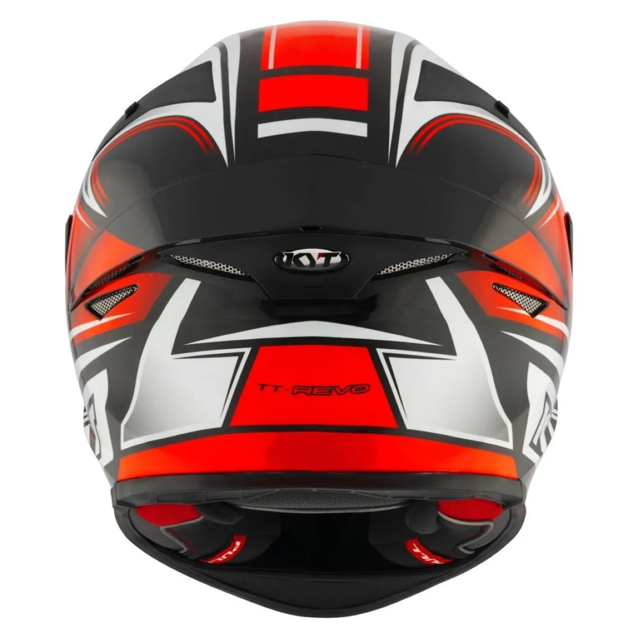 Casco Integrale Kyt Tt-revo Tourist Red Fluo