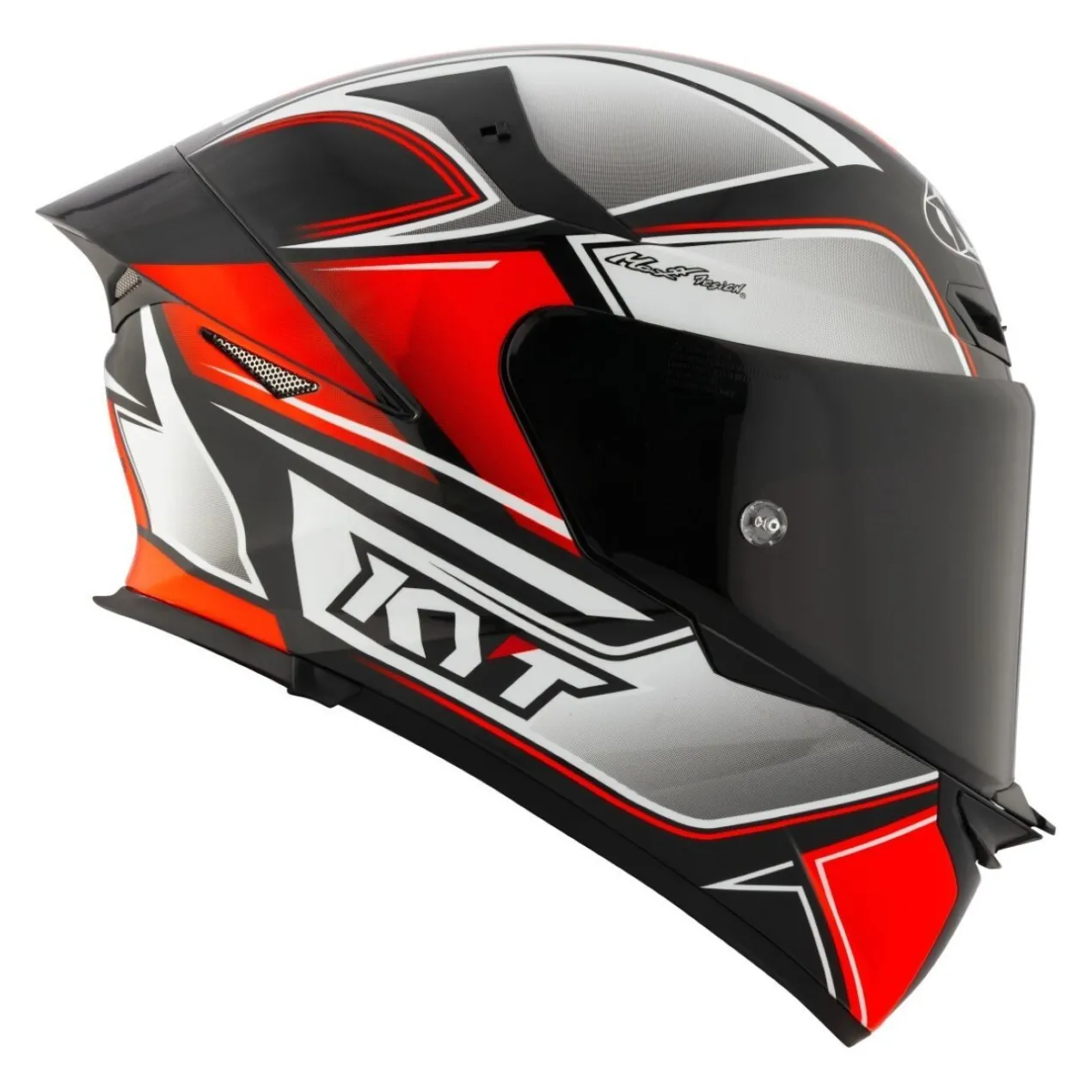 Casco Integrale Kyt Tt-revo Tourist Red Fluo
