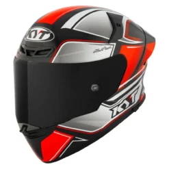 Casco Integrale Kyt Tt-revo Tourist Red Fluo