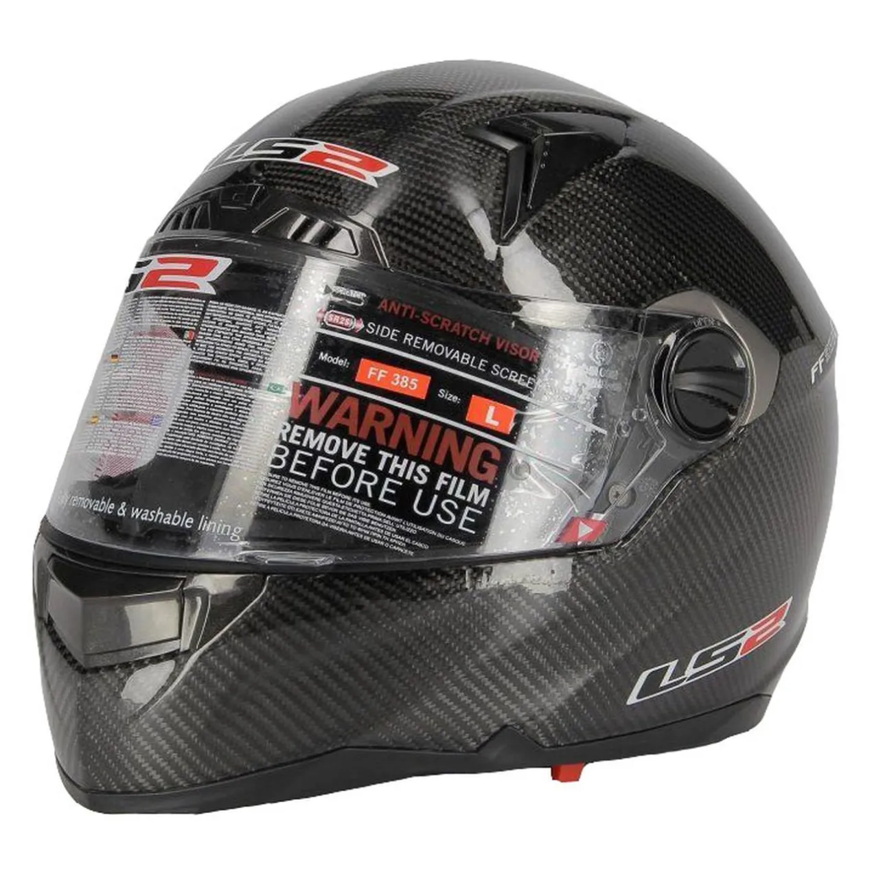 Casco Integrale Ls2 Ff385 CARBONIO Ct2 Con SunVisor