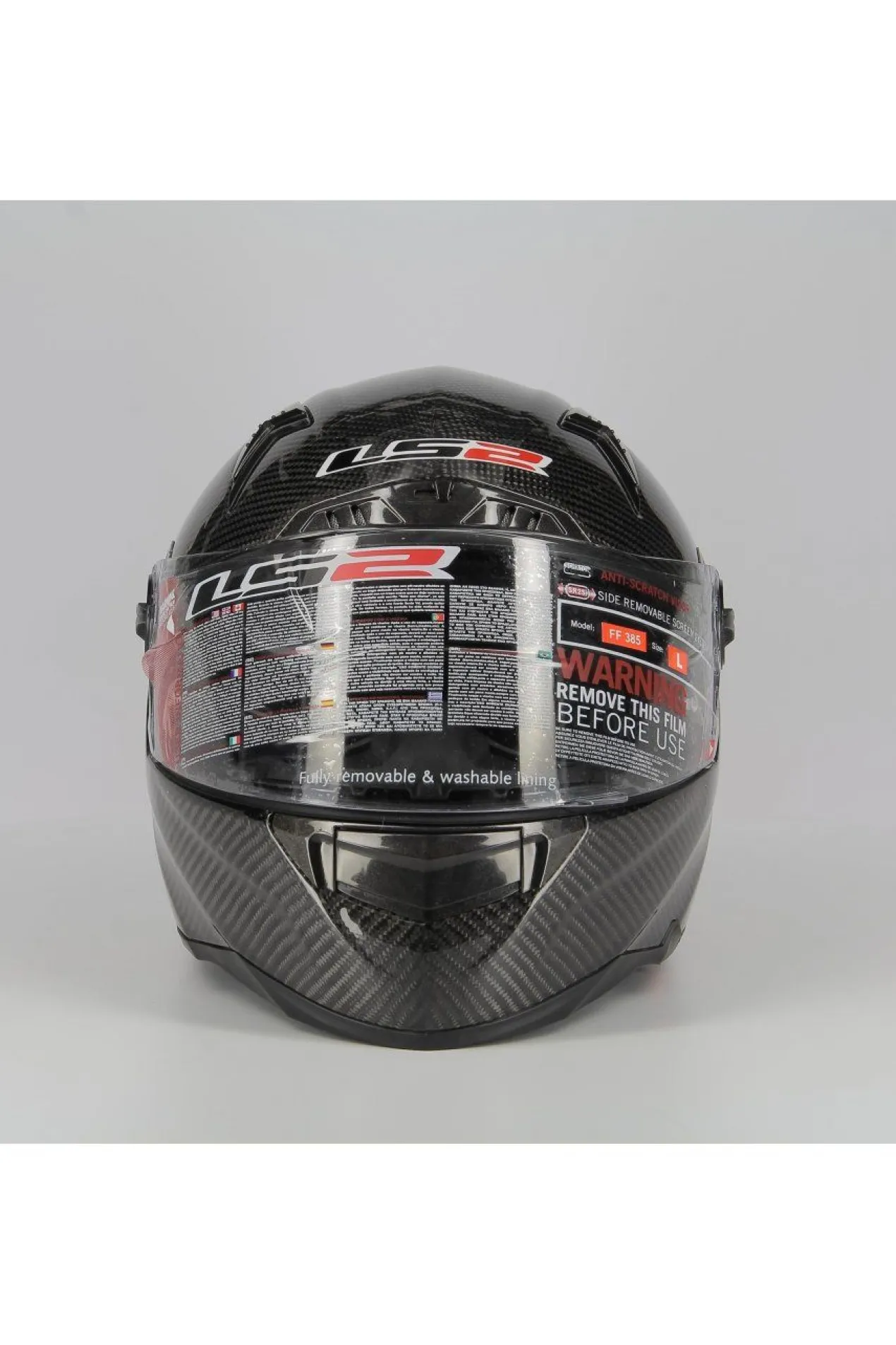 Casco Integrale Ls2 Ff385 CARBONIO Ct2 Con SunVisor