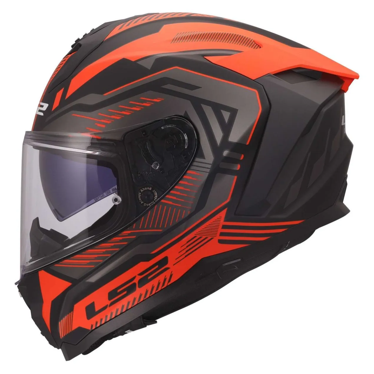 Casco Integrale Ls2 Ff817 Challenger II Dravix Red