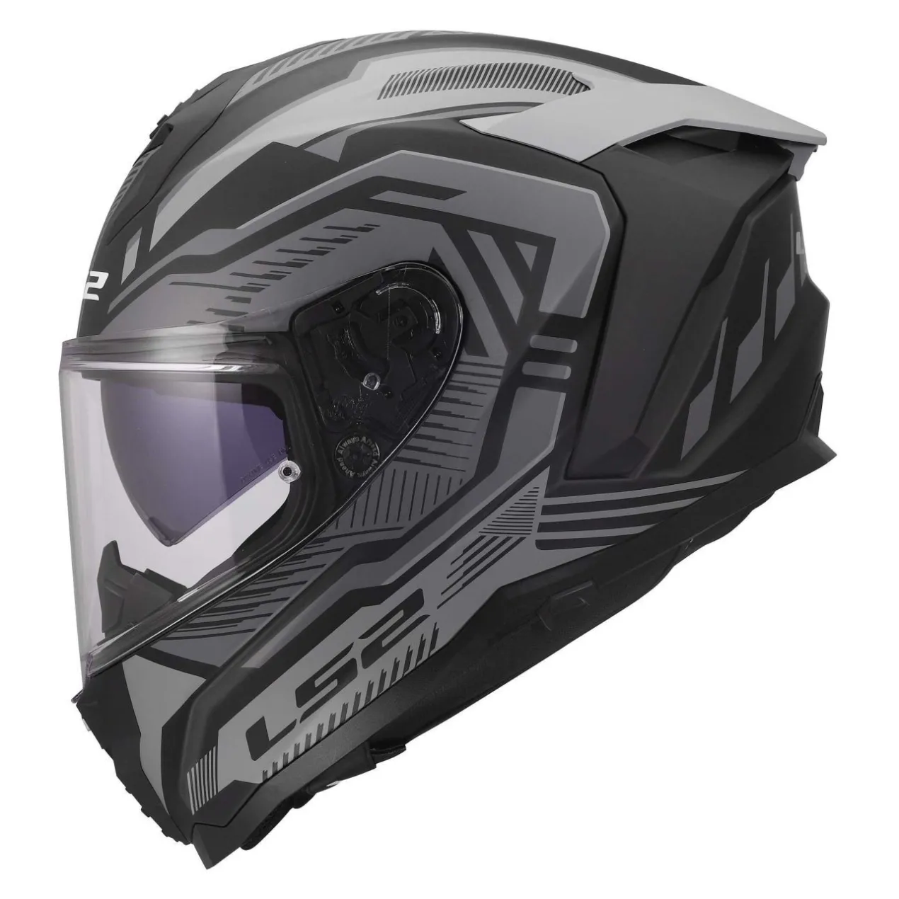 Casco Integrale Ls2 Ff817 Challenger II Dravix Grey