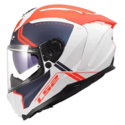 Casco Integrale Ls2 Ff817 Challenger II Titan White Blue Red