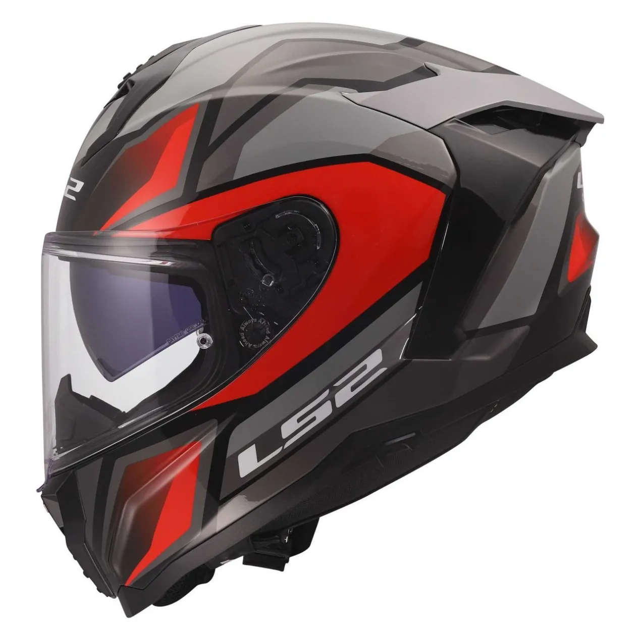 Casco Integrale Ls2 Ff817 Challenger II Viper Grey Red
