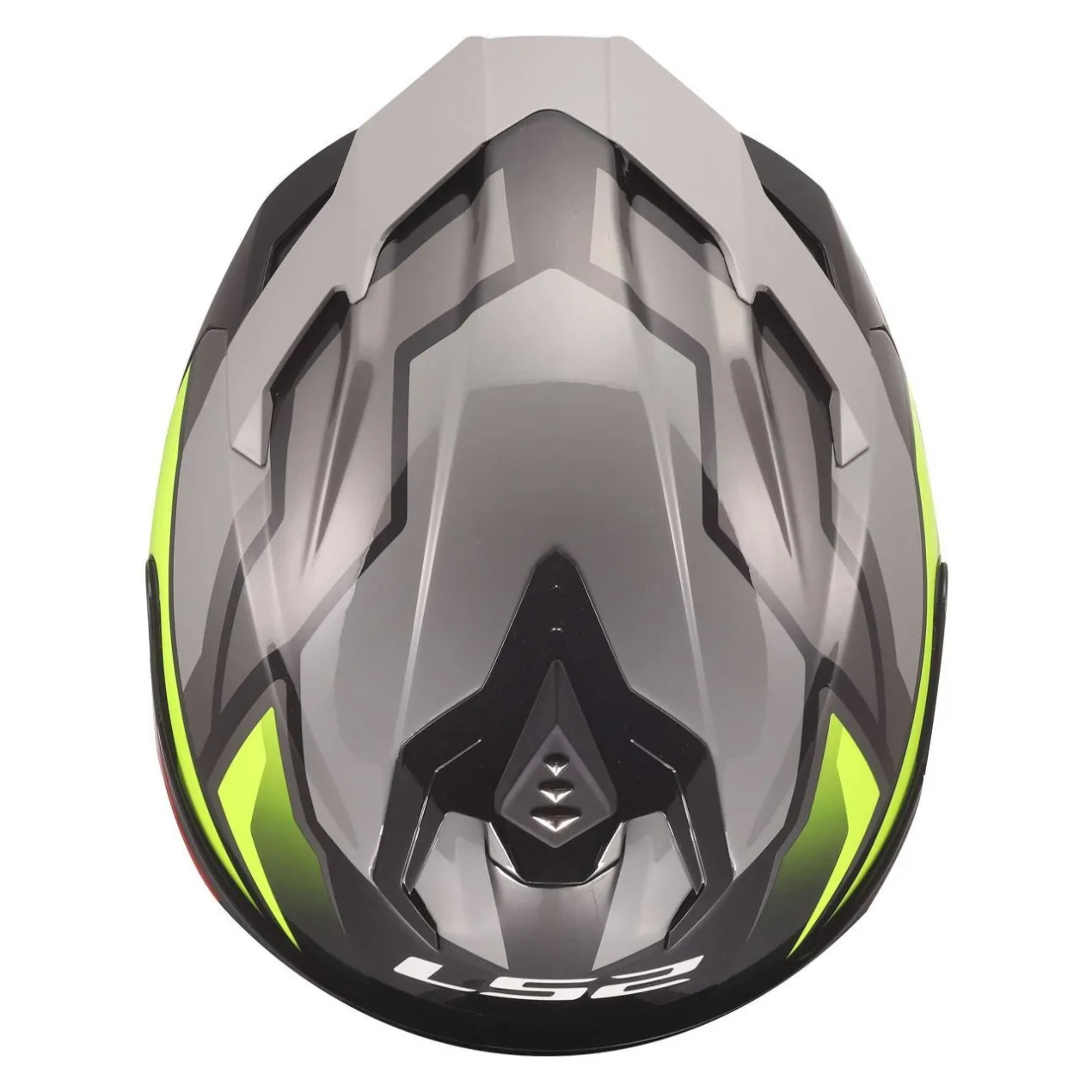 Casco Integrale Ls2 Ff817 Challenger II Viper Grey H-v Yellow