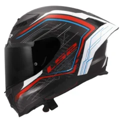 Casco Integrale Ls2 Ff807 Dragon Subic White Blue Red