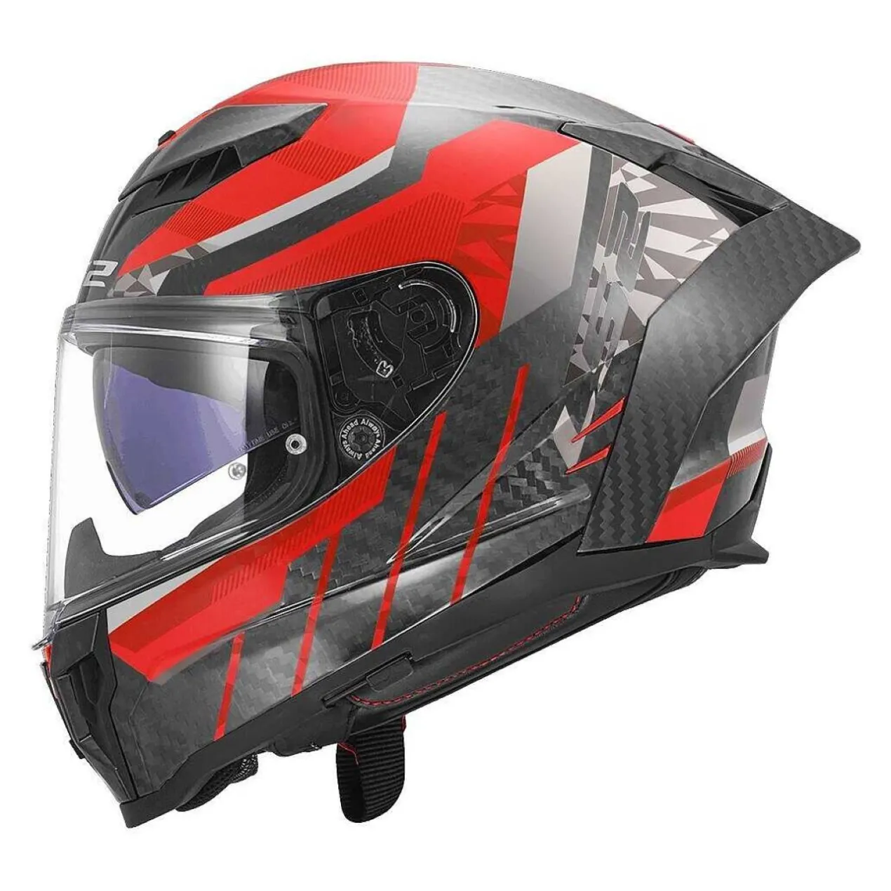 Casco Integrale Ls2 Ff807 Dragon Trax Red