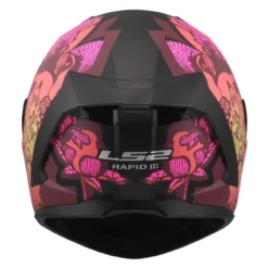 Casco Integrale Ls2 Ff820 Rapid III Poppies II Black Pink