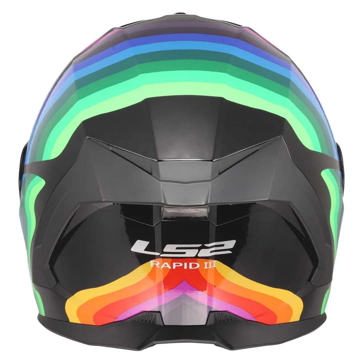 Casco Integrale Ls2 Ff820 Rapid III Flow Black Multi