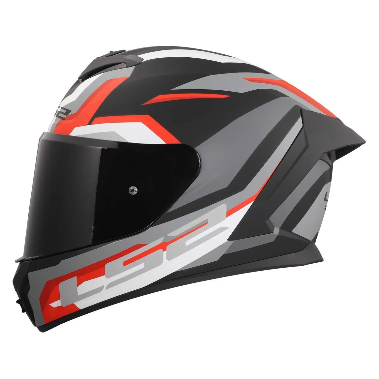 Casco Integrale Ls2 Ff820 Rapid III Hyper Black Red