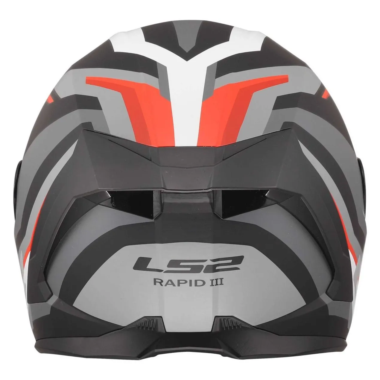 Casco Integrale Ls2 Ff820 Rapid III Hyper Black Red