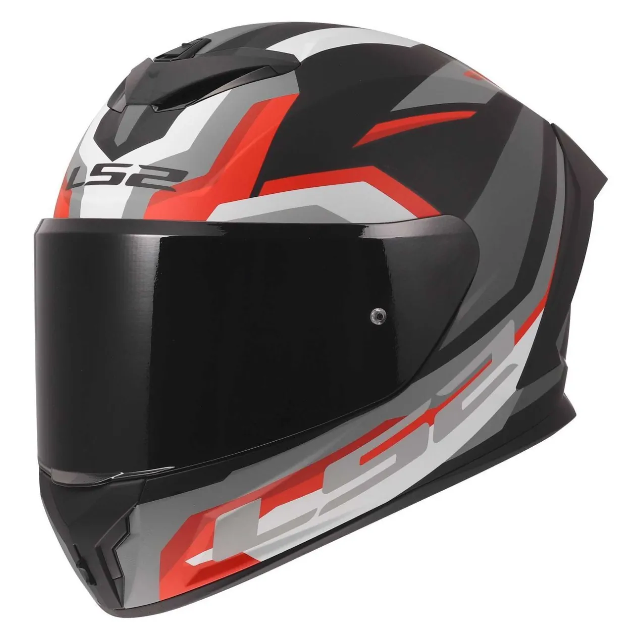 Casco Integrale Ls2 Ff820 Rapid III Hyper Black Red