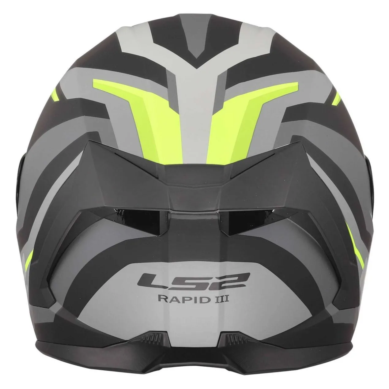 Casco Integrale Ls2 Ff820 Rapid III Hyper Black H-v Yellow
