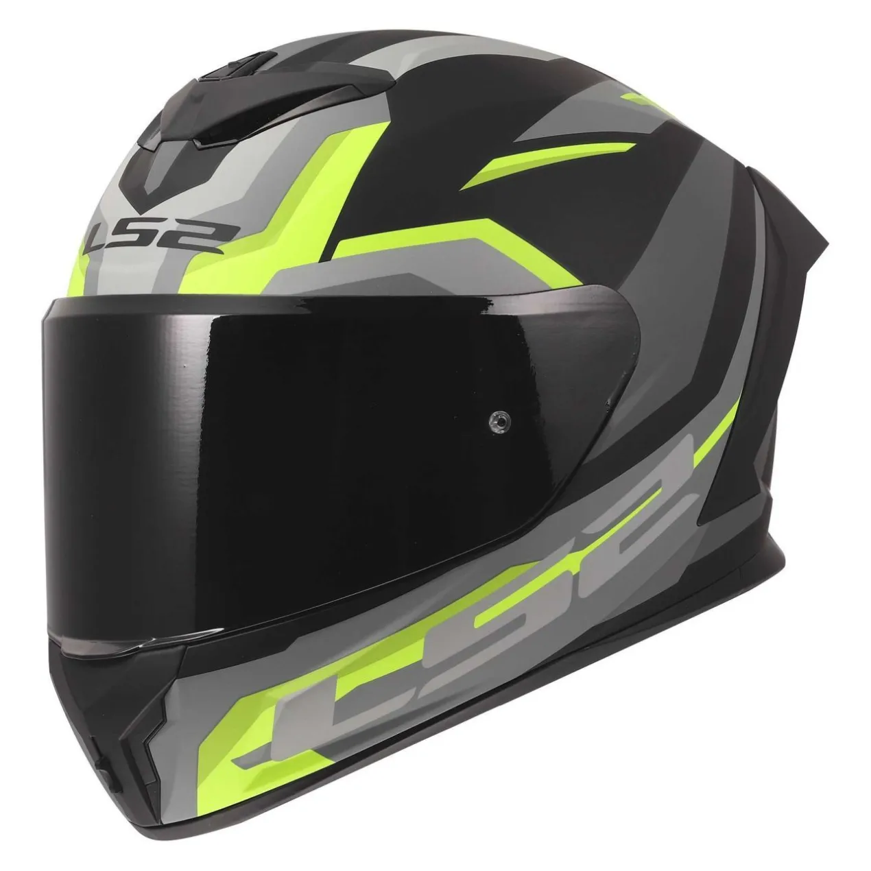 Casco Integrale Ls2 Ff820 Rapid III Hyper Black H-v Yellow
