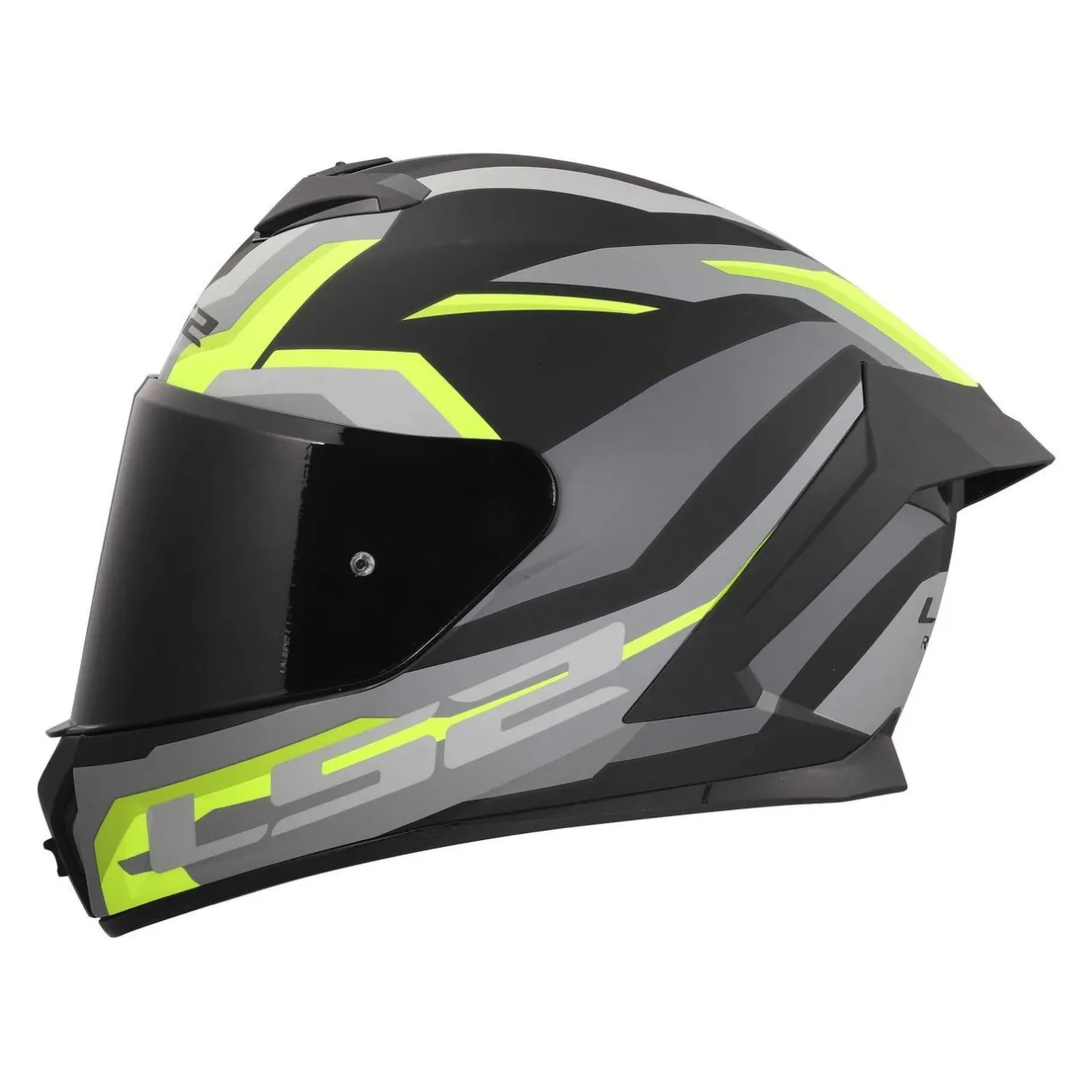 Casco Integrale Ls2 Ff820 Rapid III Hyper Black H-v Yellow