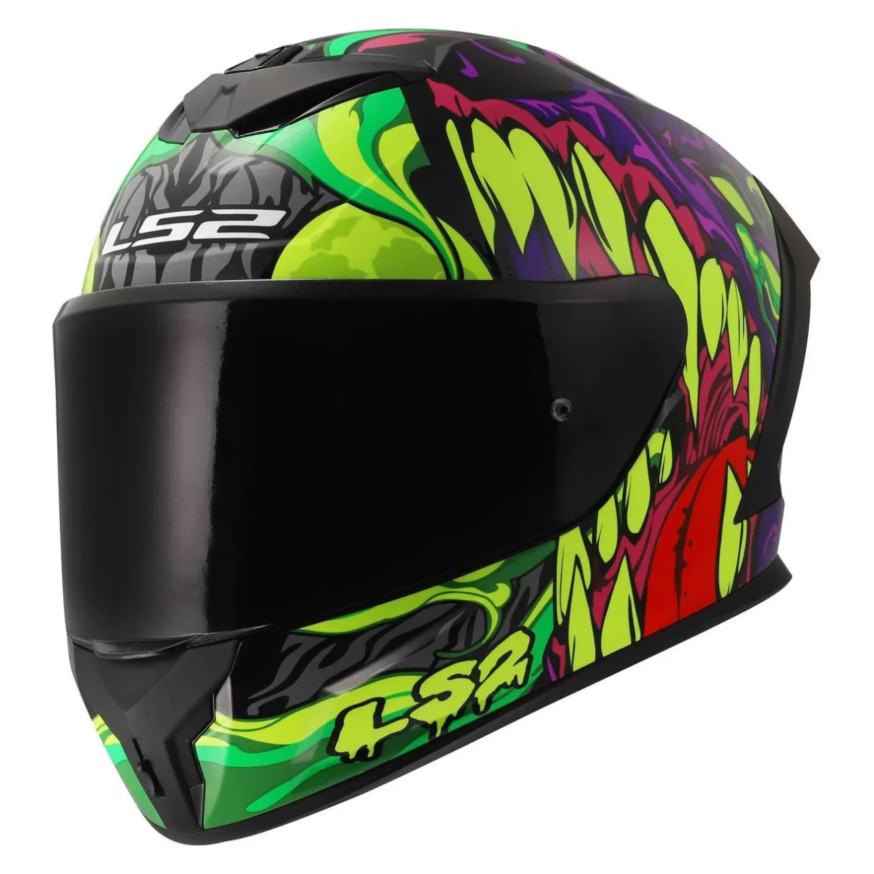 Casco Integrale Ls2 Ff820 Rapid III Lycant Purple Green