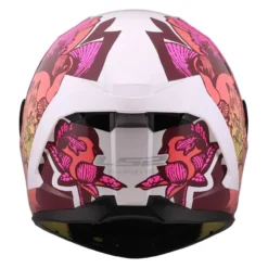 Casco Integrale Ls2 Ff820 Rapid III Poppies II White Pink