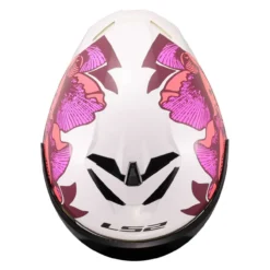 Casco Integrale Ls2 Ff820 Rapid III Poppies II White Pink
