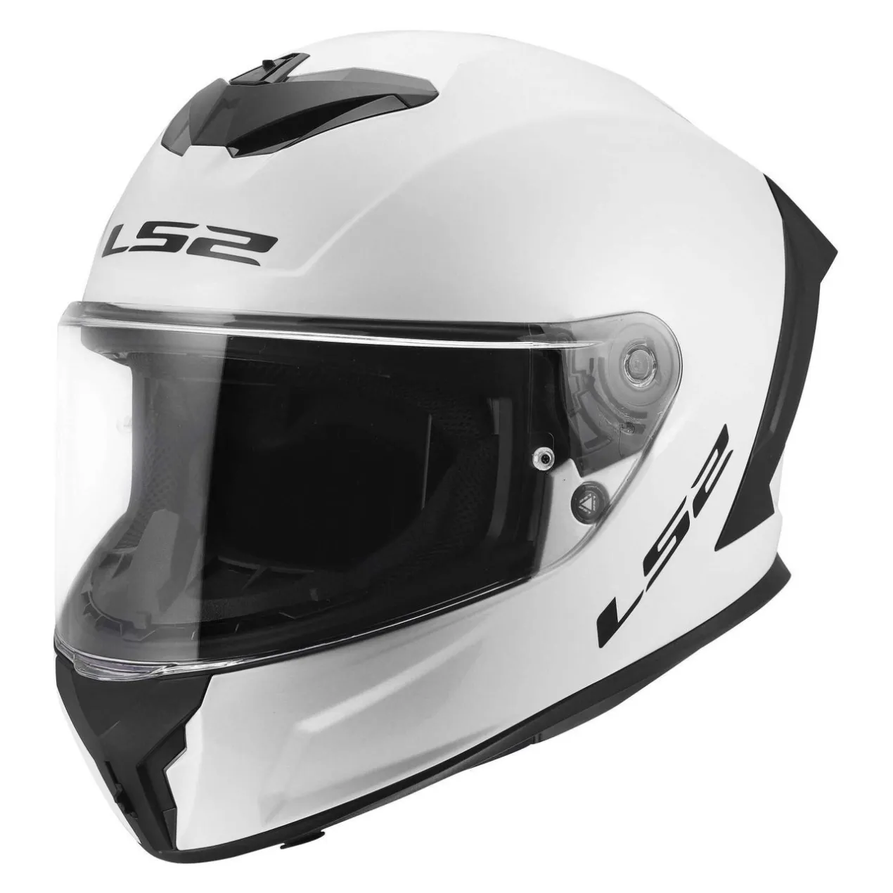 Casco Integrale Ls2 Ff820 Rapid III Solid Gloss White