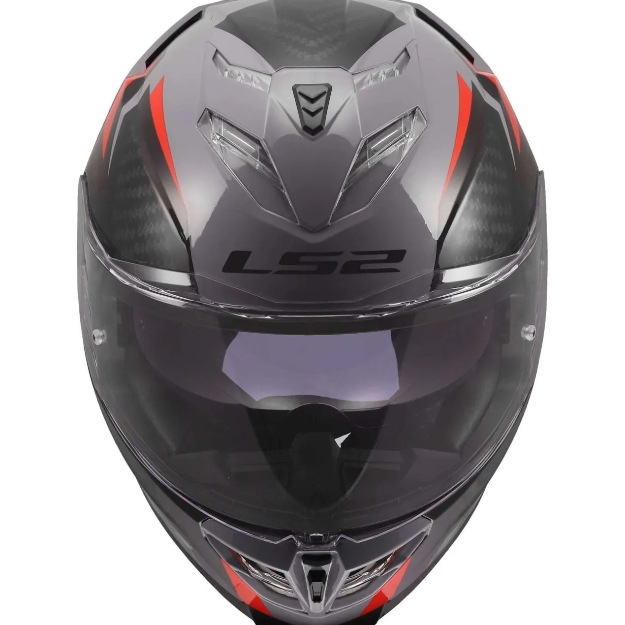 Casco Integrale Ls2 Ff818 Storm III Dynamo Grey Red