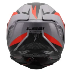 Casco Integrale Ls2 Ff818 Storm III Dynamo Grey Red