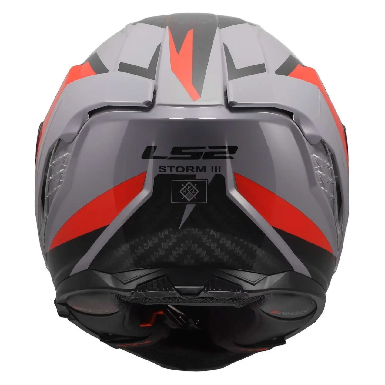 Casco Integrale Ls2 Ff818 Storm III Dynamo Grey Red