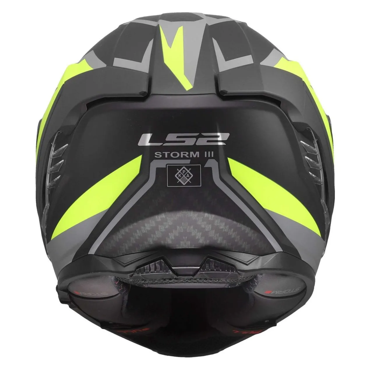 Casco Integrale Ls2 Ff818 Storm III Dynamo Black H-v Yellow
