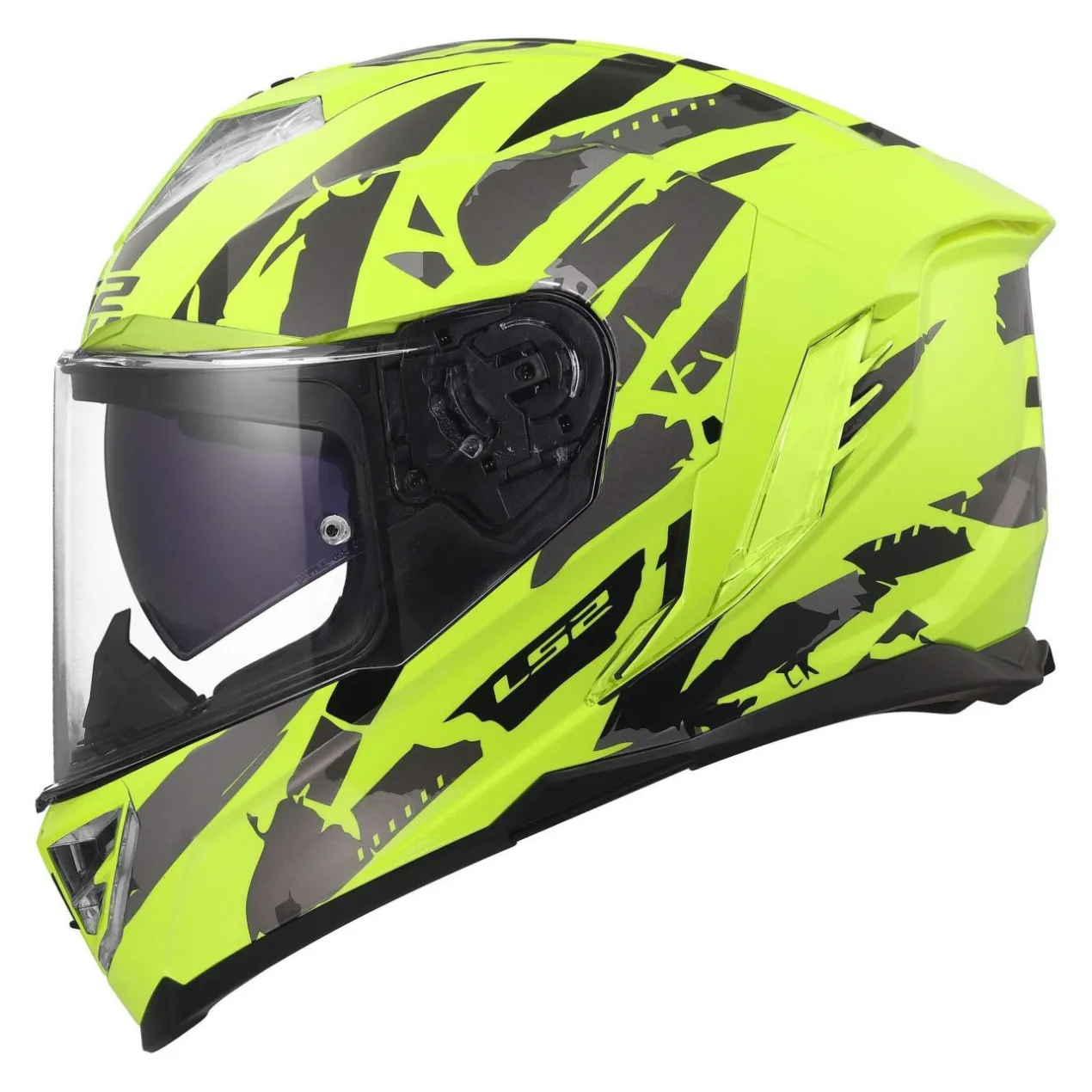Casco Integrale Ls2 Ff818 Storm III Kaos H-v Yellow