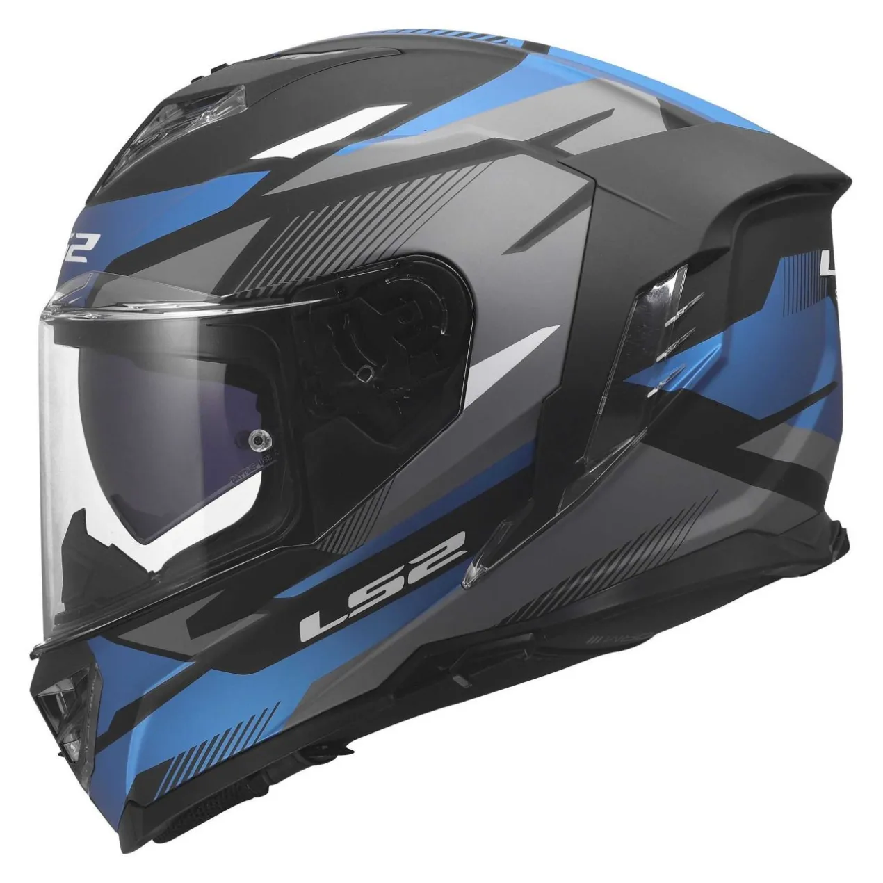 Casco Integrale Ls2 Ff818 Storm III Komai Black Blue