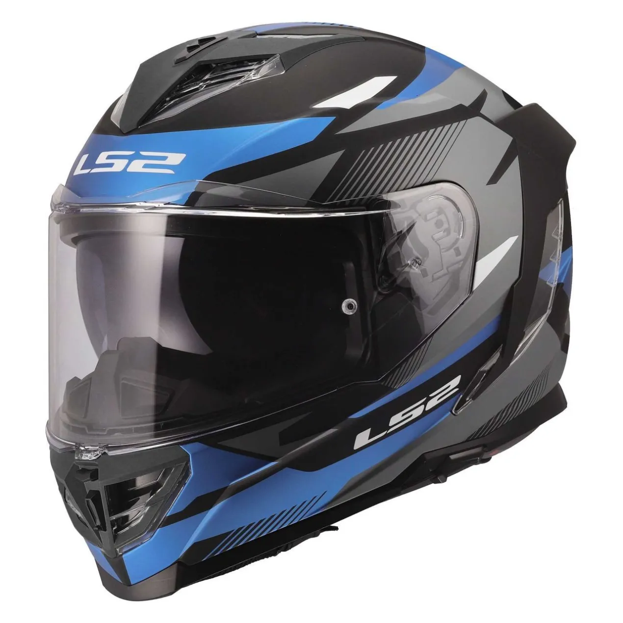 Casco Integrale Ls2 Ff818 Storm III Komai Black Blue