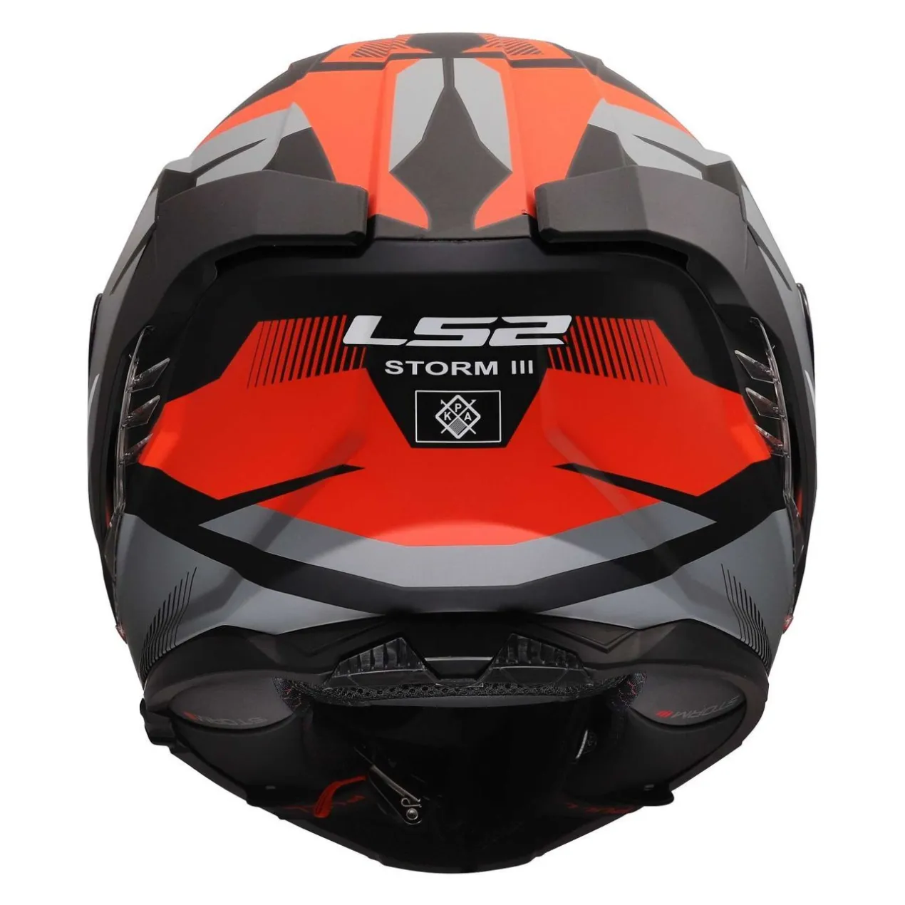 Casco Integrale Ls2 Ff818 Storm III Komai Black Red