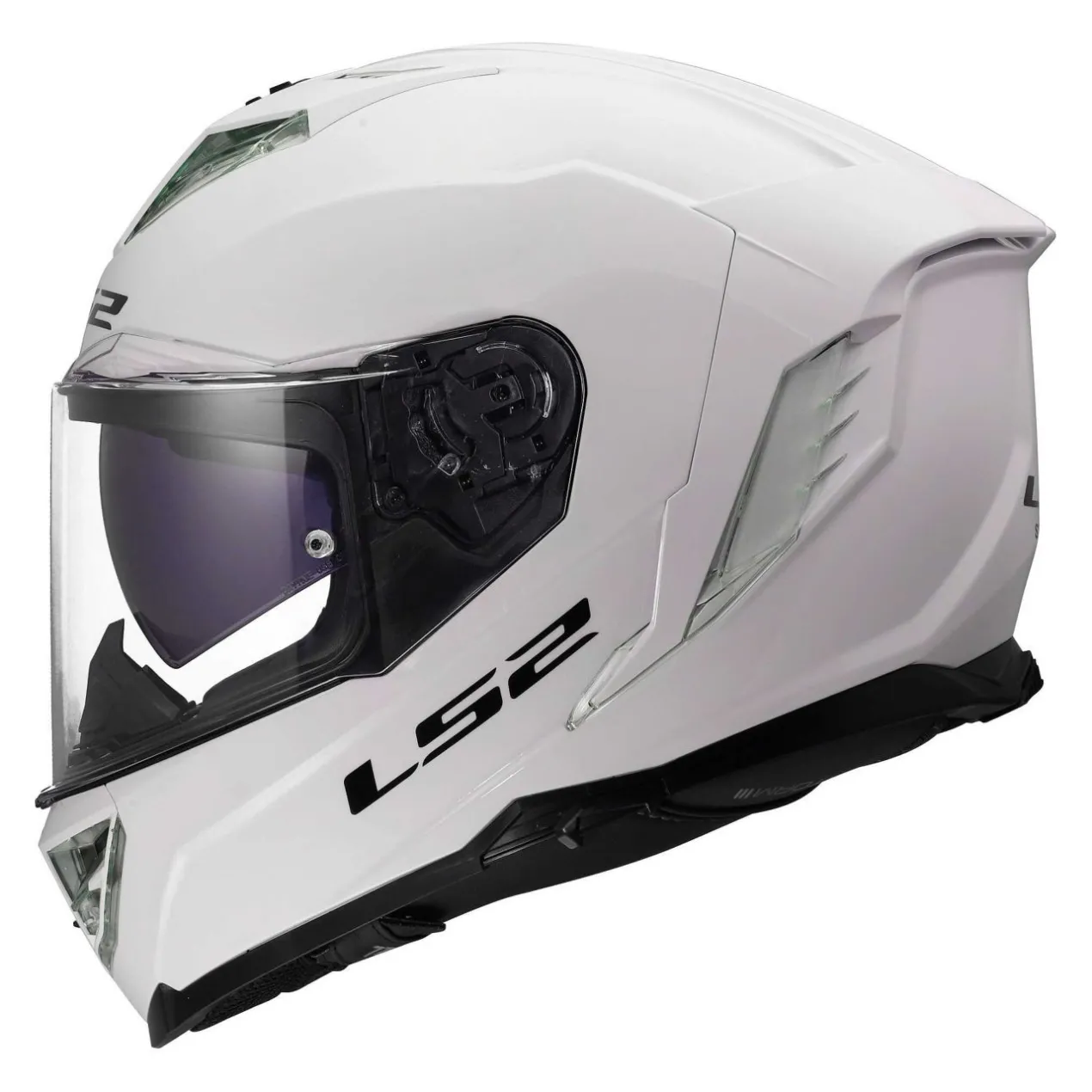 Casco Integrale Ls2 Ff818 Storm III Solid Gloss White