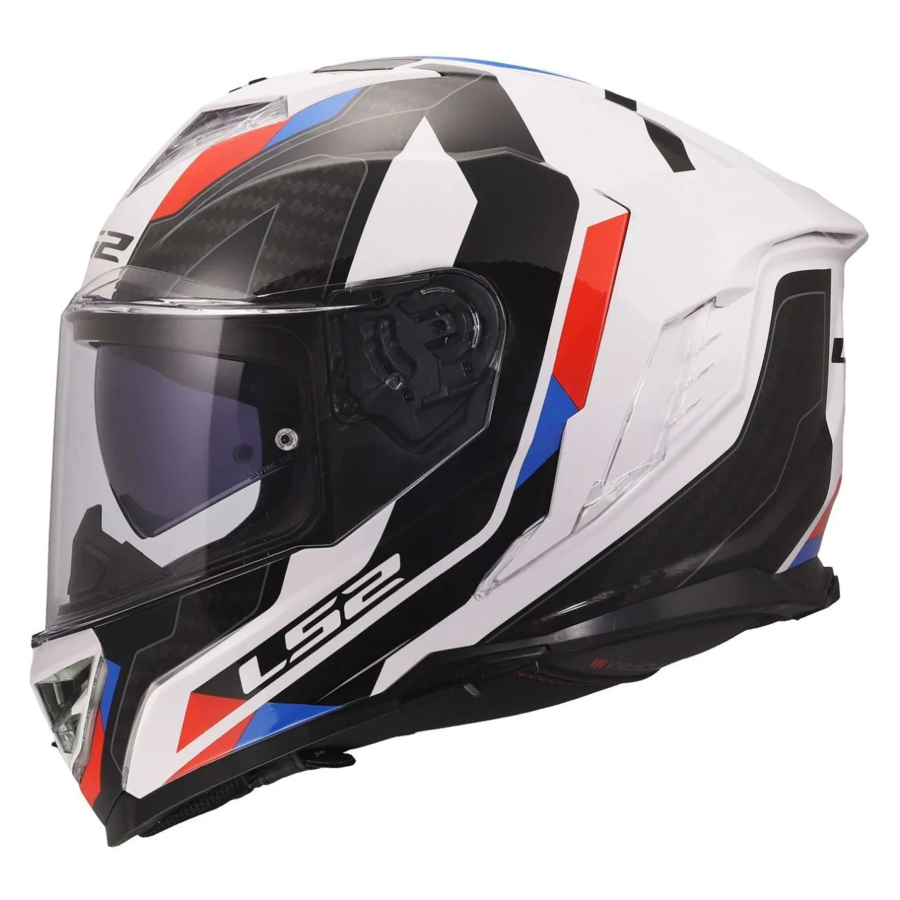 Casco Integrale Ls2 Ff818 Storm III Sporty White Blue Red