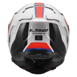 Casco Integrale Ls2 Ff818 Storm III Sporty White Blue Red
