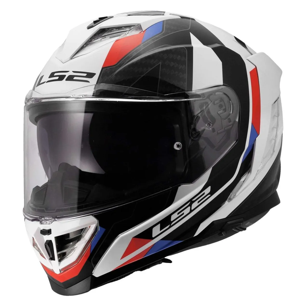 Casco Integrale Ls2 Ff818 Storm III Sporty White Blue Red