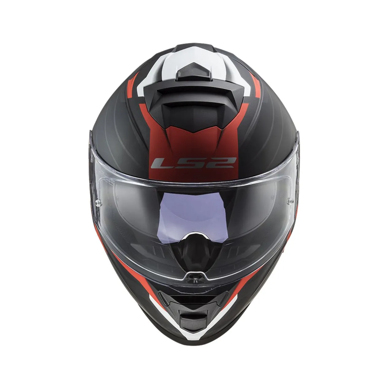 Casco Integrale Ls2 Ff800 Storm Nerve Matt Black Red