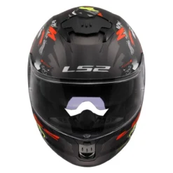 Casco Integrale Ls2 Ff808 Stream II Angry Monkey M.black Red