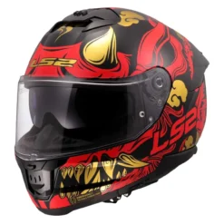 Casco Integrale Ls2 Ff808 Stream II Drako Black Red