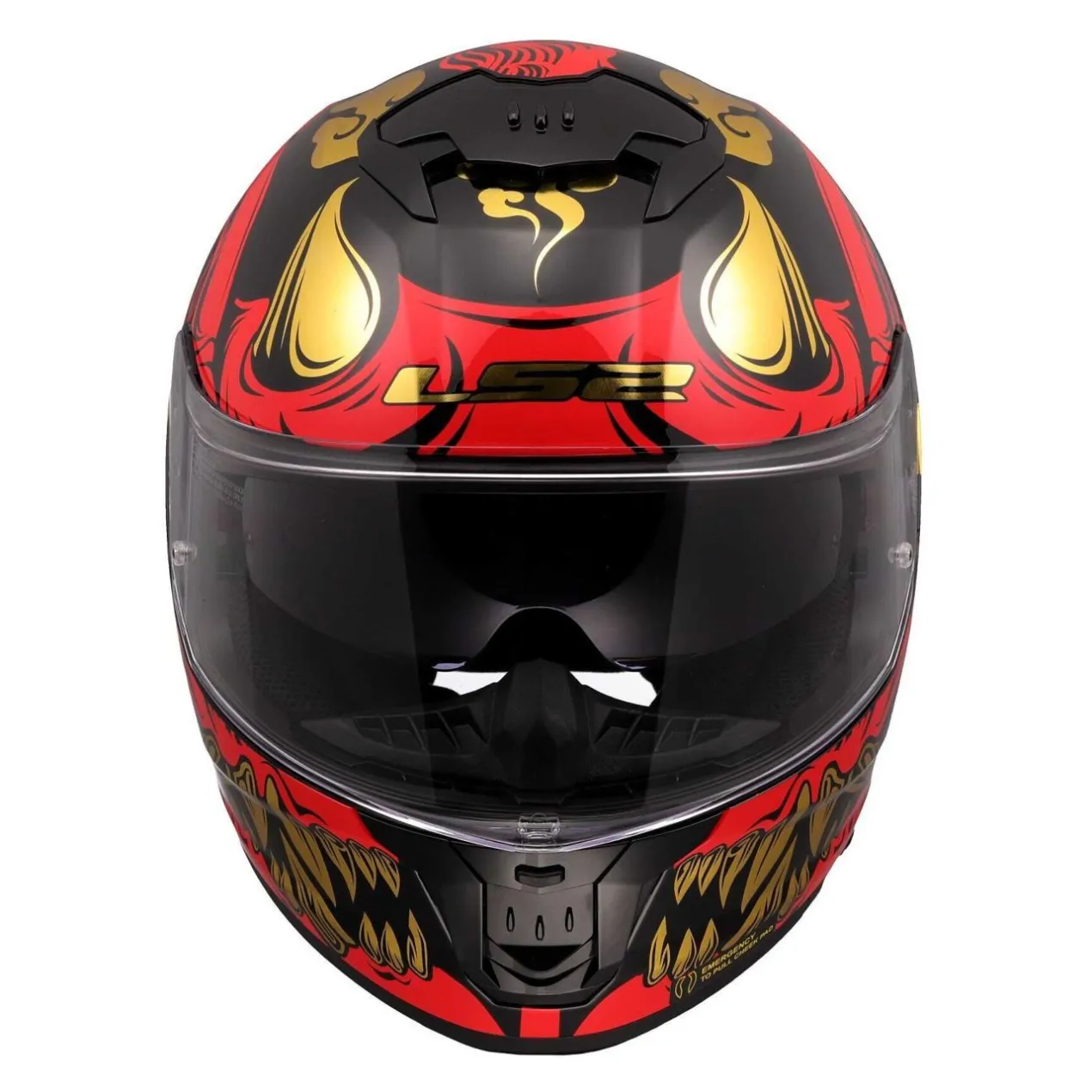 Casco Integrale Ls2 Ff808 Stream II Drako Black Red