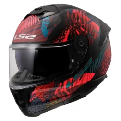 Casco Integrale Ls2 Ff808 Stream II Jungle M.black Pink Blue