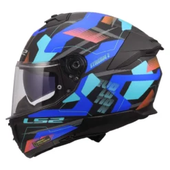 Casco Integrale Ls2 Ff808 Stream II Mika Black Blue