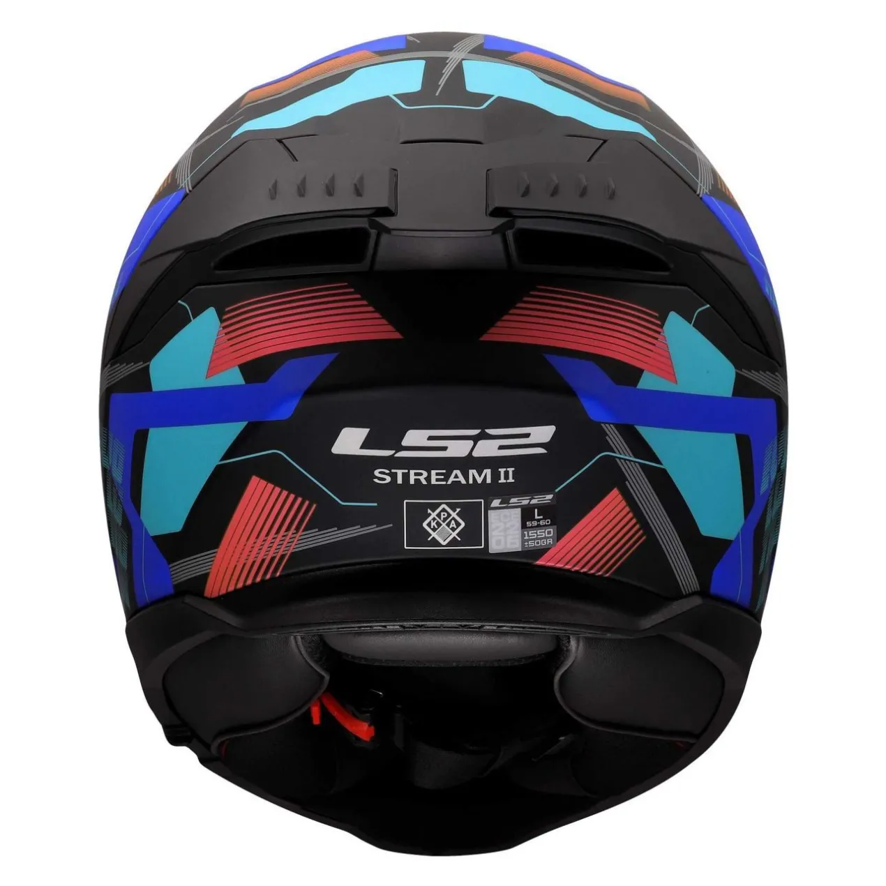 Casco Integrale Ls2 Ff808 Stream II Mika Black Blue
