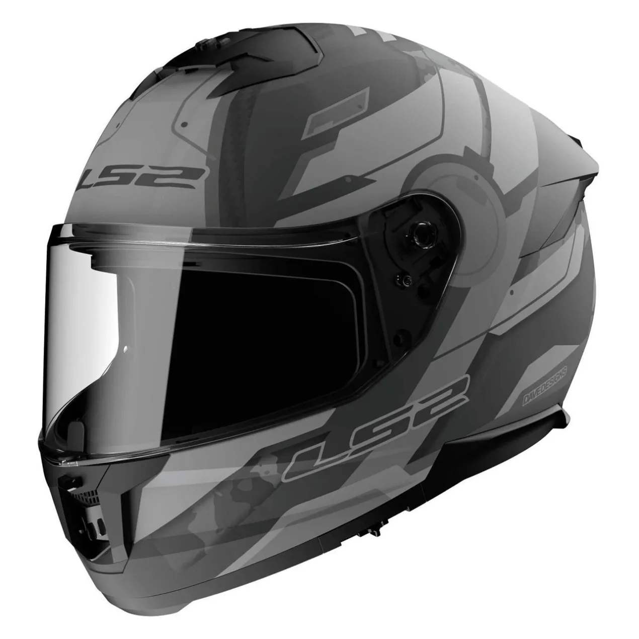 Casco Integrale Ls2 Ff808 Stream II Shadow M.titanium Grey