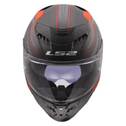 Casco Integrale Ls2 Ff808 Stream II Vintage Black Grey Red