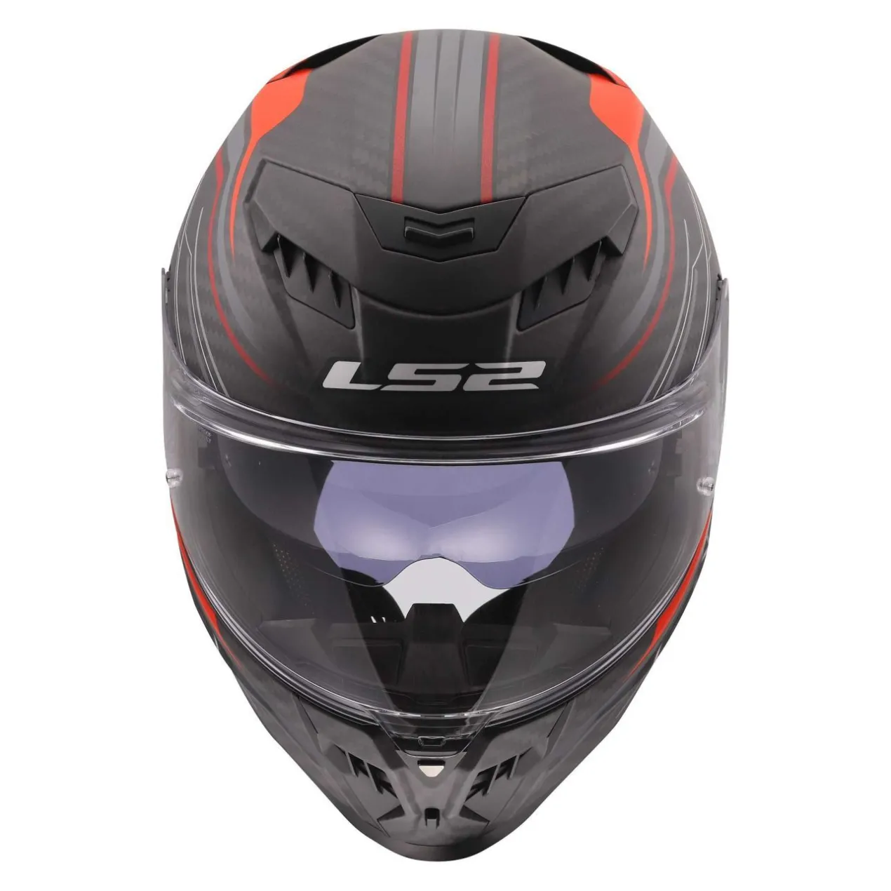 Casco Integrale Ls2 Ff808 Stream II Vintage Black Grey Red
