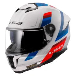 Casco Integrale Ls2 Ff808 Stream II Vintage White Blue Red